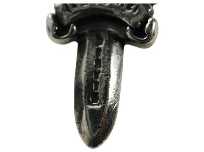 Pendente Charm Dagger Chrome Hearts in Argento Ag925 Auth YKZ1426V - vista 7