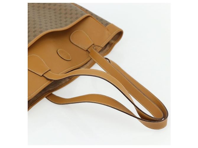 Gucci Borsa tote Micro GG Supreme in PVC beige e oro Auth 175743 D'oro - vista 7