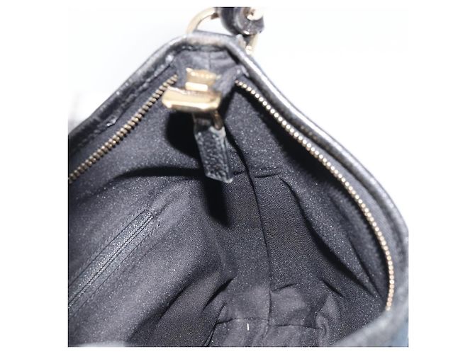 Borsa a Spalla Gucci Abbey GG in Tela Nera e Oro 130738 Auth yk20293SAV Nero D'oro - vista 20