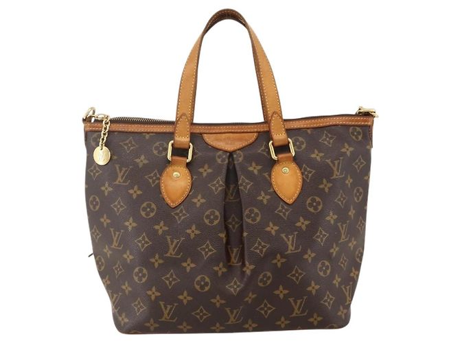 LOUIS VUITTON Borsa Tote Monogram Palermo PM M40145 LV Auth YKZ1236 Monogramma - vista 13