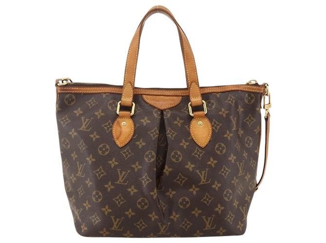 LOUIS VUITTON Borsa Tote Monogram Palermo PM M40145 LV Auth YKZ1236 Monogramma - vista 2