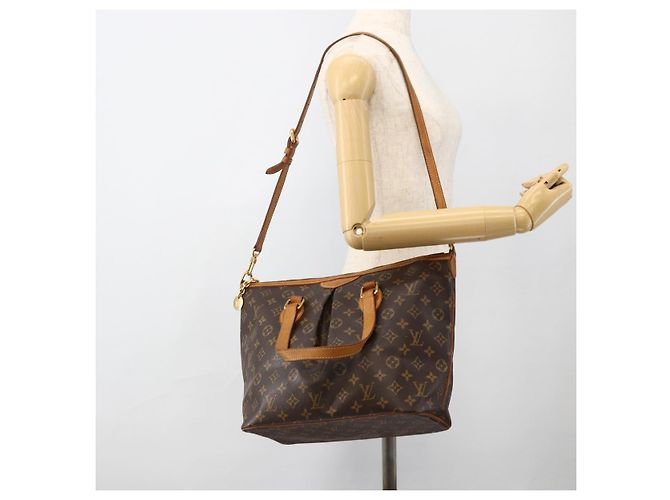 LOUIS VUITTON Borsa Tote Monogram Palermo PM M40145 LV Auth YKZ1236 Monogramma - vista 24