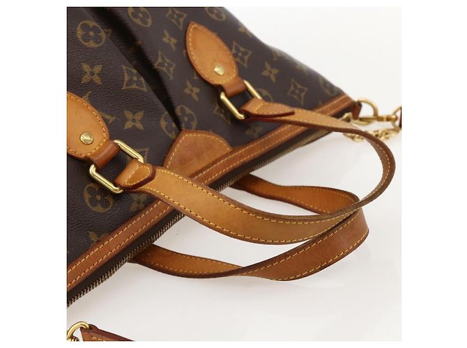 LOUIS VUITTON Borsa Tote Monogram Palermo PM M40145 LV Auth YKZ1236 Monogramma - vista 7