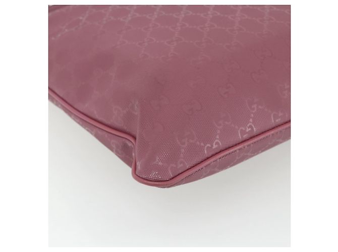 Borsa a Spalla GUCCI GG Implementation PVC Rosa Oro 201446 Auth ka3984 D'oro - vista 17