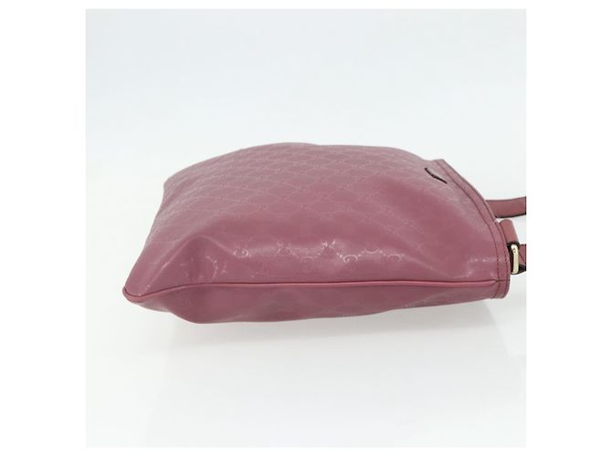 Borsa a Spalla GUCCI GG Implementation PVC Rosa Oro 201446 Auth ka3984 D'oro - vista 4