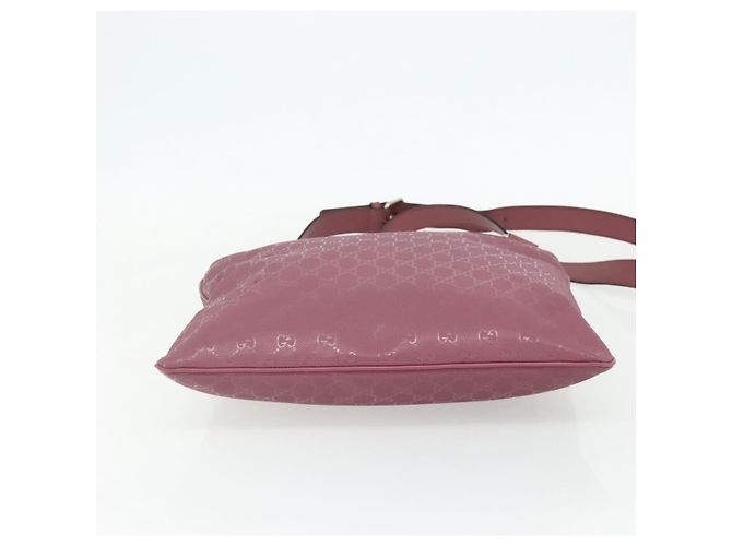 Borsa a Spalla GUCCI GG Implementation PVC Rosa Oro 201446 Auth ka3984 D'oro - vista 5