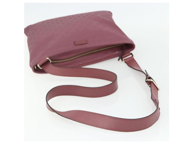 Borsa a Spalla GUCCI GG Implementation PVC Rosa Oro 201446 Auth ka3984 D'oro - vista 7