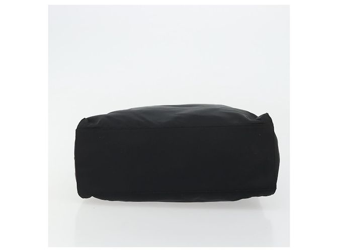 PRADA Borsa a mano in nylon nero argento Auth 175323 - vista 5