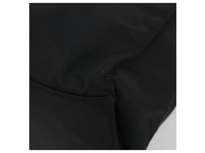 PRADA Borsa a mano in nylon nero argento Auth 175323 - vista 9