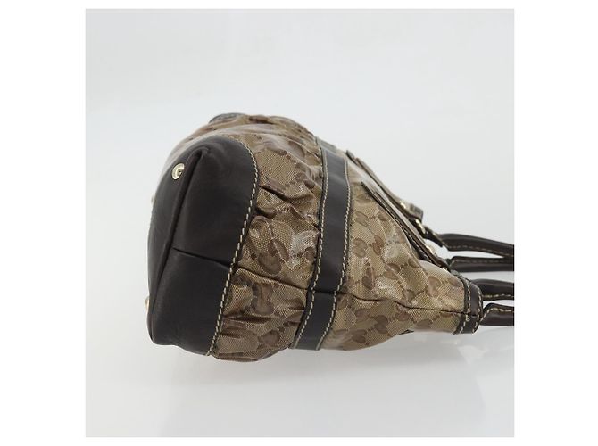 Borsa a Mano GG Crystal Gucci Beige Oro 223964 Auth kk656 D'oro - vista 3