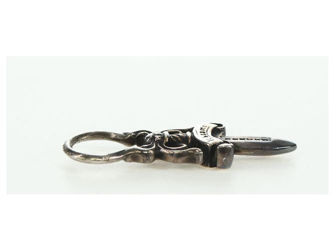 Pendente Charm Dagger Chrome Hearts in Argento Ag925 Auth YKZ1429V - vista 10