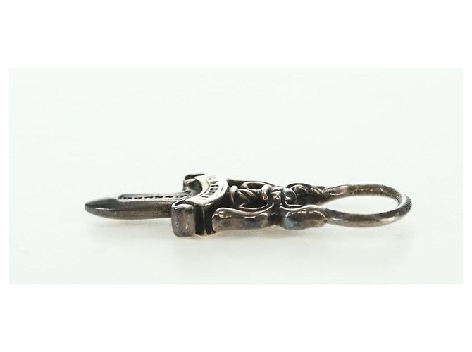 Pendente Charm Dagger Chrome Hearts in Argento Ag925 Auth YKZ1429V - vista 11