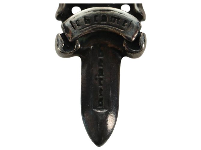Pendente Charm Dagger Chrome Hearts in Argento Ag925 Auth YKZ1429V - vista 3