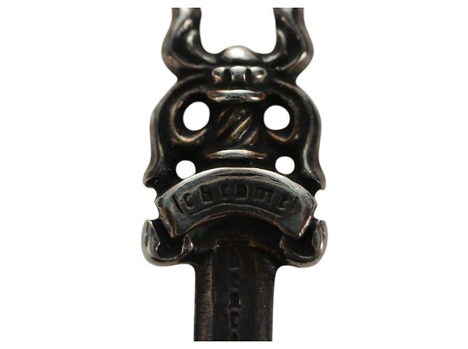 Pendente Charm Dagger Chrome Hearts in Argento Ag925 Auth YKZ1429V - vista 4