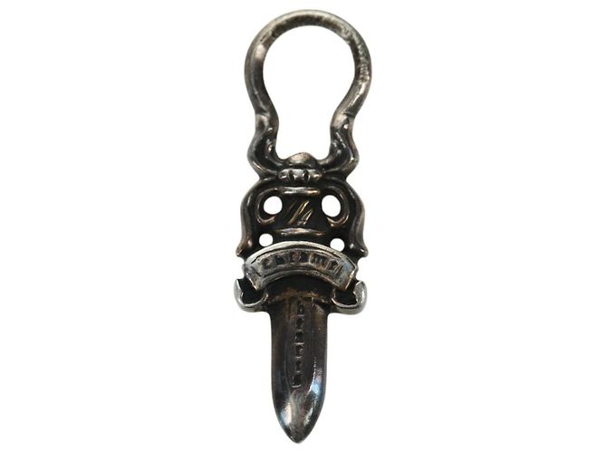 Pendente Charm Dagger Chrome Hearts in Argento Ag925 Auth YKZ1429V - vista 6