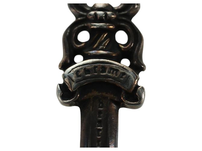 Pendente Charm Dagger Chrome Hearts in Argento Ag925 Auth YKZ1429V - vista 8