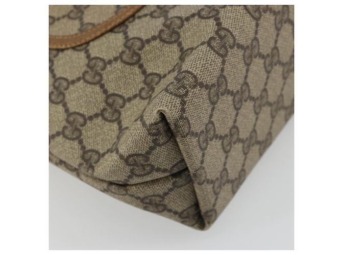 Borsa Sherry Line GG Supreme Web di GUCCI in PVC beige, rosso e verde 89 02 003 Auth 175745 - vista 14