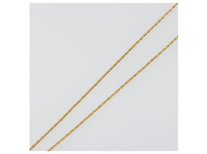 Collana Christian Dior in metallo dorato Auth ka3902 - vista 5
