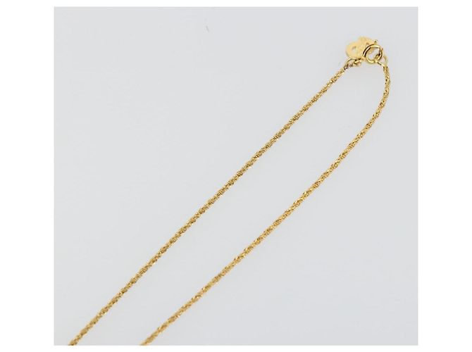 Collana Christian Dior in metallo dorato Auth ka3902 - vista 6