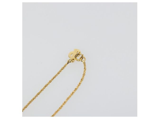 Collana Christian Dior in metallo dorato Auth ka3902 - vista 7