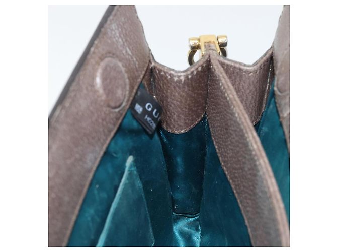 GUCCI GG Supreme Borsa a Catena Sherry Line PVC Beige Oro 503877 Auth mr1659 - vista 19