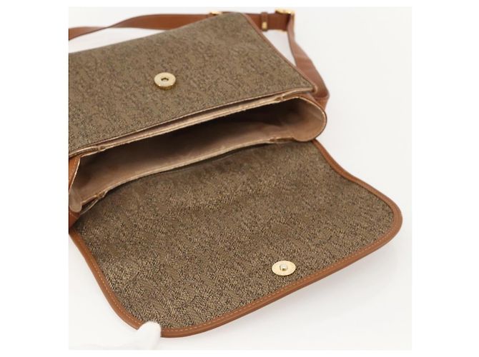 Borsa a Spalla GUCCI Tela Beige Oro 001 14 0712 Auth 175356 D'oro - vista 10
