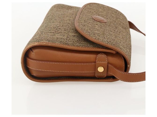 Borsa a Spalla GUCCI Tela Beige Oro 001 14 0712 Auth 175356 D'oro - vista 4