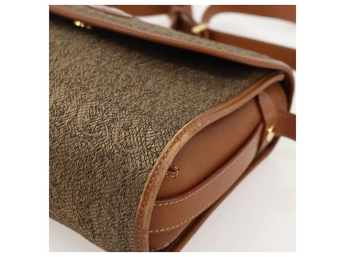 Borsa a Spalla GUCCI Tela Beige Oro 001 14 0712 Auth 175356 D'oro - vista 9