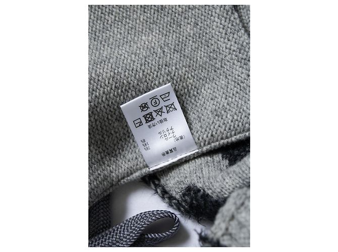 Autre Marque Kimono x Nadeshiko, ärmellose Strickweste Grau - Ansicht 6