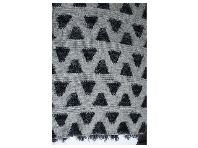 Autre Marque Kimono x Nadeshiko, ärmellose Strickweste Grau - Ansicht 9