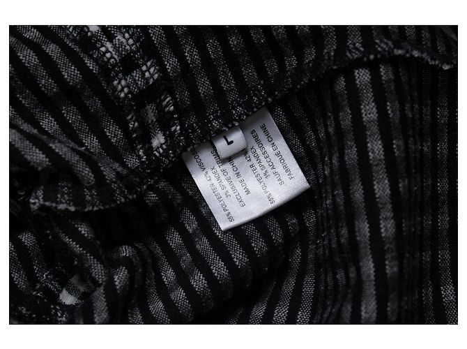 Proenza Schouler PSWL, karierter Midikleid Schwarz Weiß - Ansicht 6