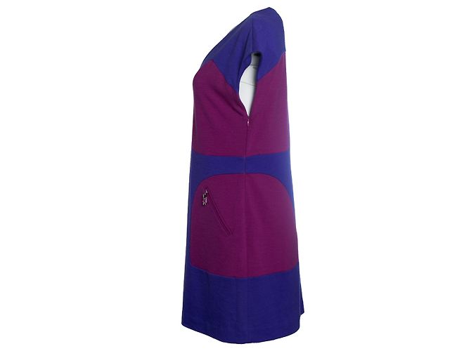 Emilio Pucci Farbblockkleid in Lila - Ansicht 2