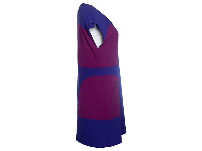 Emilio Pucci Farbblockkleid in Lila - Ansicht 4