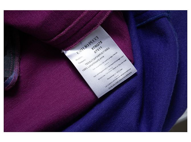 Emilio Pucci Farbblockkleid in Lila - Ansicht 5