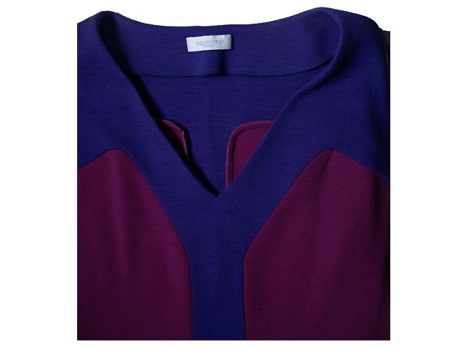Emilio Pucci Farbblockkleid in Lila - Ansicht 9