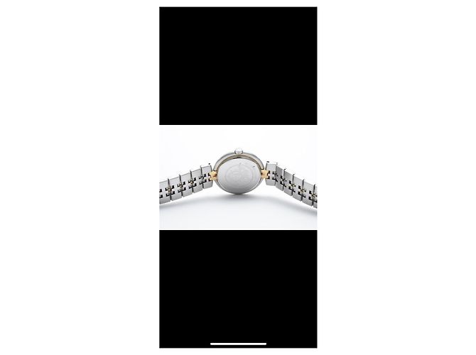 Orologio Hermès modello profilo molto elegante, in placca d'oro e acciaio inossidabile Argento - vista 2