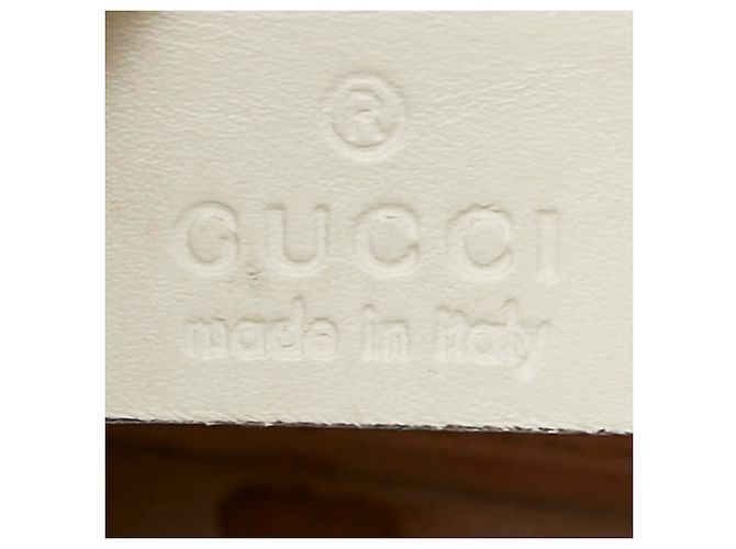 Mini borsa a mano Gucci Sylvie Sherry Line Bianco - vista 9