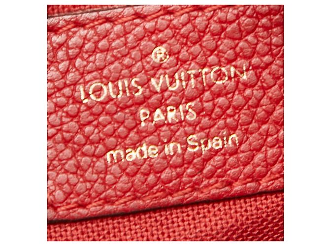 Borsa a tracolla Pallas Monogram Louis Vuitton Marrone Rosso Fuschia - vista 10
