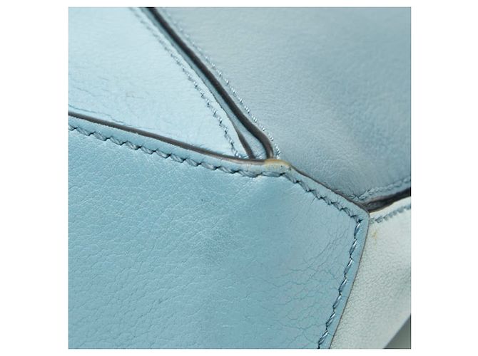 Borsa a Spalla Anagram Puzzle Loewe Blu - vista 4