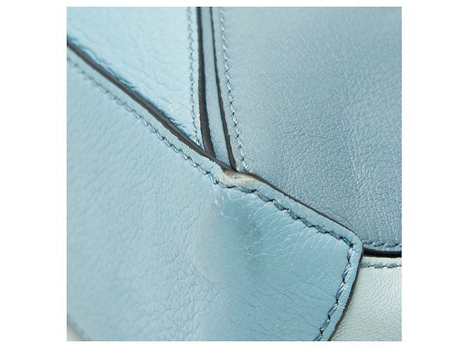 Borsa a Spalla Anagram Puzzle Loewe Blu - vista 6