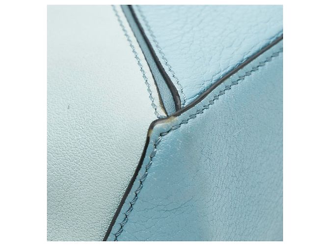 Borsa a Spalla Anagram Puzzle Loewe Blu - vista 7