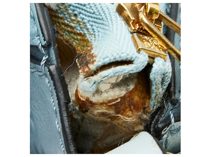 Borsa a Spalla Anagram Puzzle Loewe Blu - vista 8