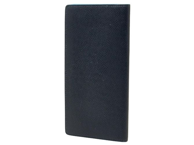 Portafoglio Lungo Brazza NM Taiga Louis Vuitton Blu Blu navy - vista 2