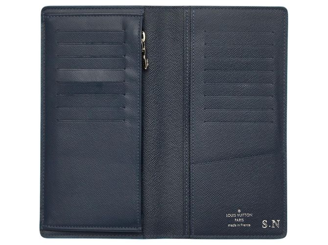 Portafoglio Lungo Brazza NM Taiga Louis Vuitton Blu Blu navy - vista 7