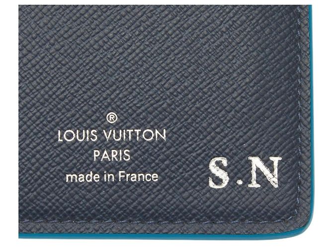 Portafoglio Lungo Brazza NM Taiga Louis Vuitton Blu Blu navy - vista 8
