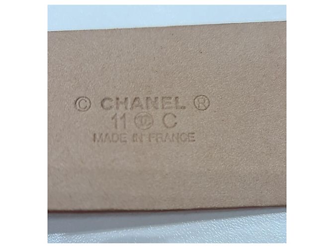 NWOB Chanel Wildledergürtel Kreuzfahrt 2011 - Größe 85 gebraucht - Ansicht 6