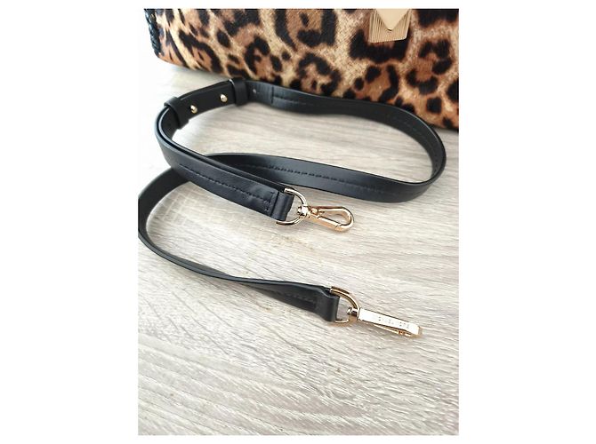 Borsa Michael Kors Mercer Leopardata in Pelo di Vitello Multicolore - vista 8