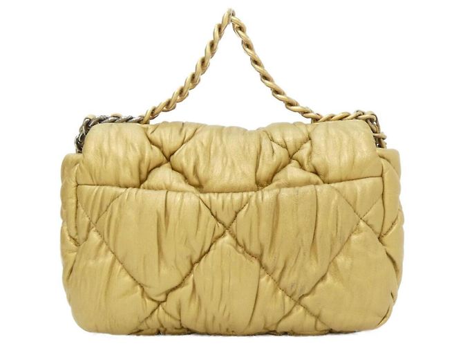 Borsa a Spalla Chanel 19 Linea AS1160 D'oro - vista 2