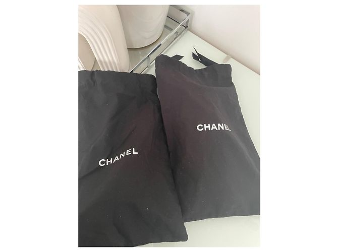 Chanel Slingback Espadrilles Schwarz Stoff Größe 36.5 - Ansicht 10