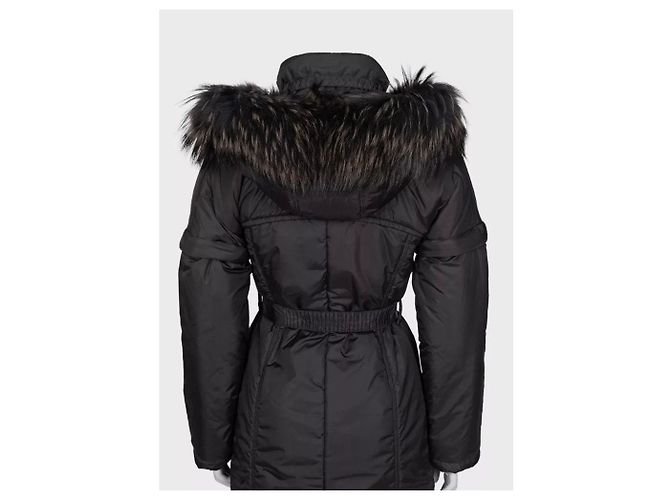 Céline Celine Black Removable Sleeve Puffer Jacket - Size M Pre-owned - view 4
